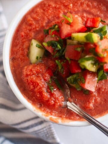 Photo of delicious Classic Gazpacho.